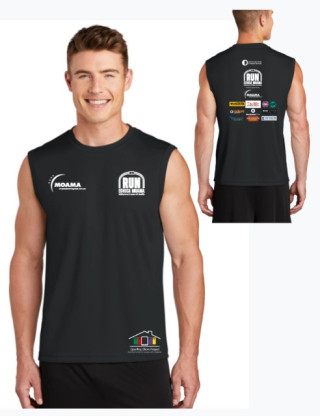 MENS MUSCLE TANK SINGLET - COLOUR CHOICES:BLACK