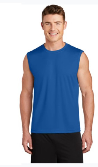 MENS MUSCLE TANK SINGLET - COLOUR CHOICES:ROYAL BLUE
