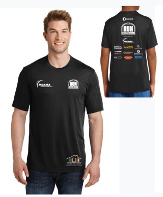 MENS BLACK S/S TEE SHIRT:BLACK