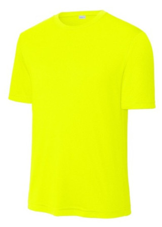 MENS S/S TEE SHIRT - COLOUR CHOICES:YELLOW/LIME
