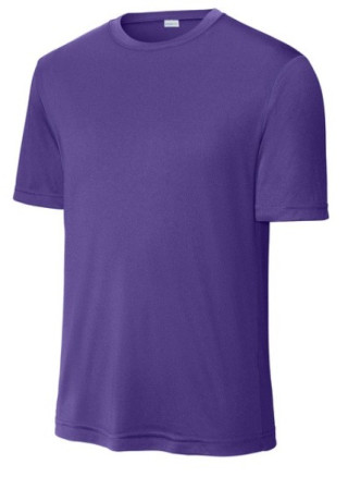 MENS S/S TEE SHIRT - COLOUR CHOICES:PURPLE