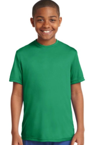 YOUTH S/S TEE SHIRT - COLOUR CHOICES:GREEN